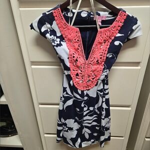 Floral Mini Lined Dress